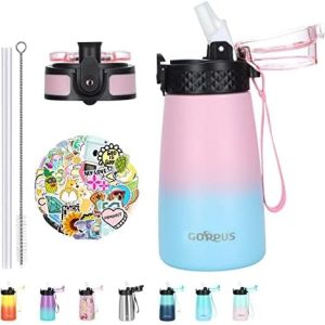 Kids Water Bottle with Straw