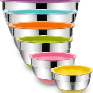 Mixing Bowls with Airtight Lids